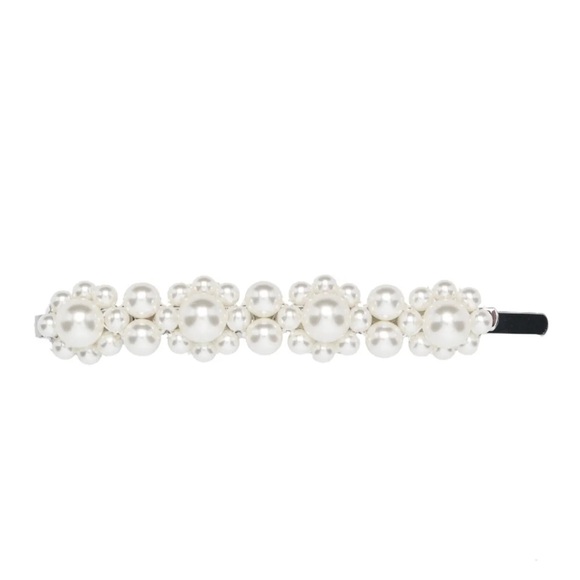Simone Rocha Pearl Embellished Hair Clip - Picture 1 of 5